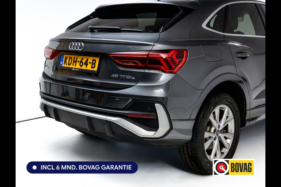 Audi Q3 Sportback 45 TFSI e S Edition 245 PK | 2x S-Line | Elec. achterklep | 360 Camera | Virtual cockpit | Navigatie | Cruise control, Apple Carplay, Android auto