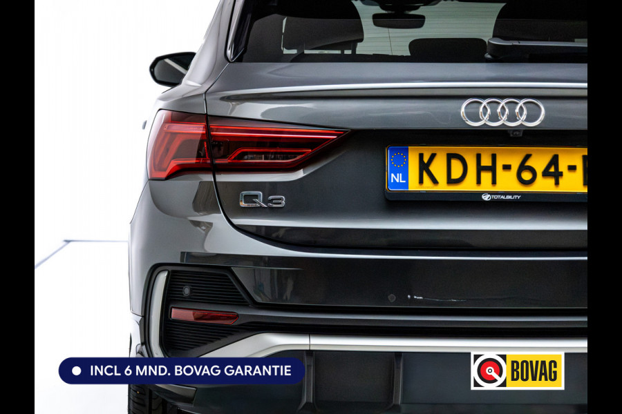 Audi Q3 Sportback 45 TFSI e S Edition 245 PK | 2x S-Line | Elec. achterklep | 360 Camera | Virtual cockpit | Navigatie | Cruise control, Apple Carplay, Android auto