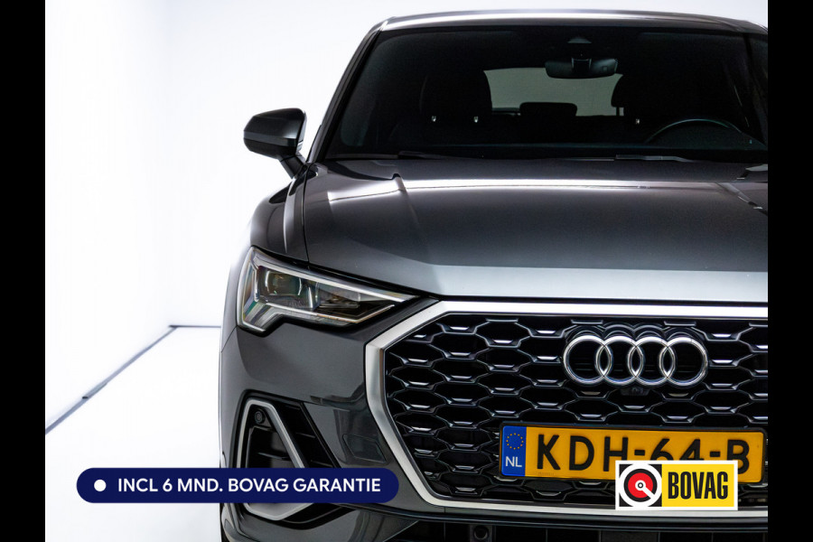 Audi Q3 Sportback 45 TFSI e S Edition 245 PK | 2x S-Line | Elec. achterklep | 360 Camera | Virtual cockpit | Navigatie | Cruise control, Apple Carplay, Android auto