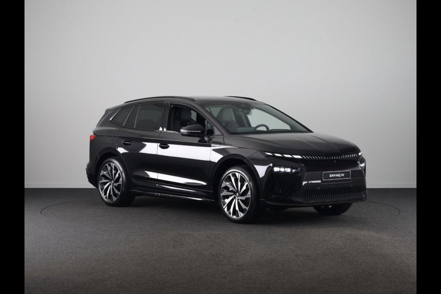 Škoda Enyaq 85 Sportline 286 pk | Panoramadak | Business Upgrade Pakket - ADVANCED | Trekhaak | 21 inch lichtmetalen velgen