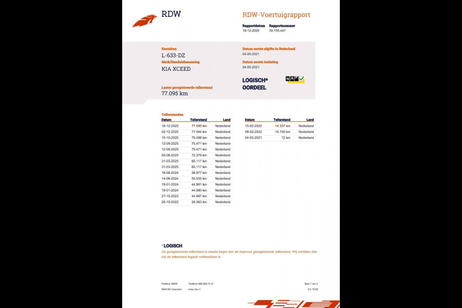 Kia Xceed 1.6 GDi 141pk PHEV DynamicPlusLine DCT6 NL-Auto NAP