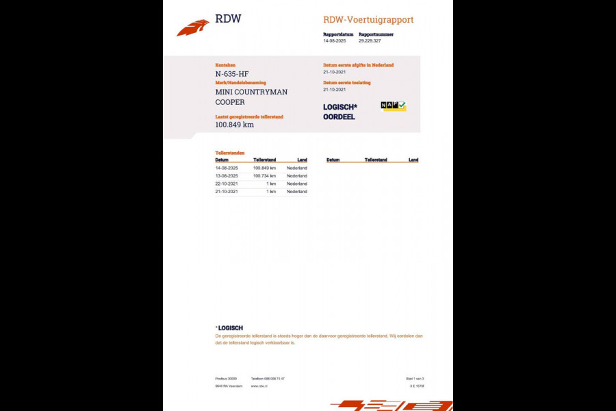 MINI Countryman 1.5 136pk Cooper Business Edition AUTOMAAT NL-Auto NAP