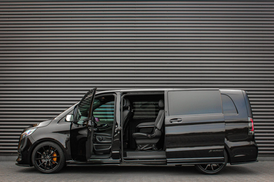 Mercedes-Benz V-Klasse 300d 4X4 EXTRA LANG AMG DC 240PK L3H1 DUBBEL CABINE / JB-EDITION / BILSTEIN SCHROEFSET/ NIGHT EDITION/ FULL