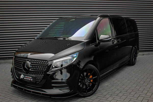 Mercedes-Benz V-Klasse 300d 4X4 EXTRA LANG AMG DC 240PK L3H1 DUBBEL CABINE / JB-EDITION / BILSTEIN SCHROEFSET/ NIGHT EDITION/ FULL