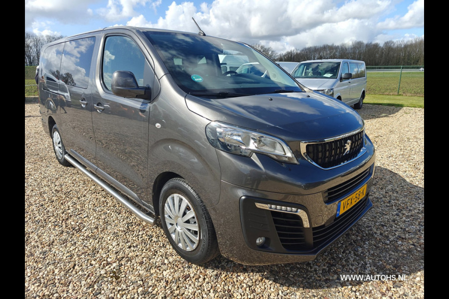 Peugeot Expert 2.0 BlueHDI 120 Lengte 3 Premium Dubbele Cabine , Automaat , 2 schuifdeur , Euro 6 , apk 3-2027 , mooie bus!