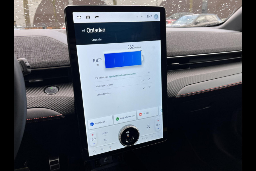 Ford Mustang Mach-E AWD 75 kWh SOH 95% |14.000KM!! VAN € 34.900,- VOOR € 31.877,- UW LENTEVOORDEEL € 3.023,-!| ORIG. NL NAP| EERSTE EIGENAAR| ELEKTRISCHE ACHTERKLEP| B&O| 360 CAMERA| STOEL + STUURVERWARMING| PANO