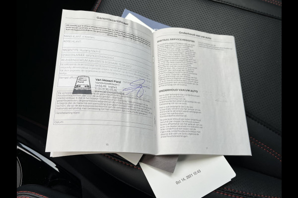 Ford Mustang Mach-E AWD 75 kWh SOH 95% |14.000KM!! VAN € 34.900,- VOOR € 31.877,- UW LENTEVOORDEEL € 3.023,-!| ORIG. NL NAP| EERSTE EIGENAAR| ELEKTRISCHE ACHTERKLEP| B&O| 360 CAMERA| STOEL + STUURVERWARMING| PANO