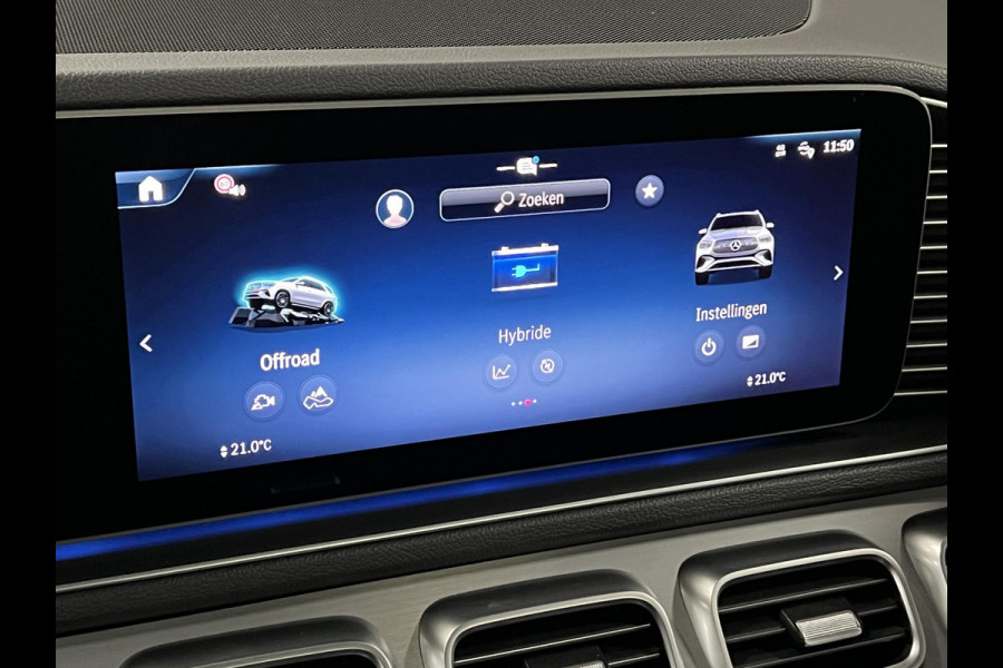Mercedes-Benz GLE 400 e 4MATIC AMG Line Luchtvering | Trekhaak | Burmester | Adapt. Cruise | Ambient Light | 360 camera | Memory| 21" wielen