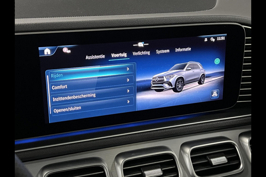 Mercedes-Benz GLE 400 e 4MATIC AMG Line Luchtvering | Trekhaak | Burmester | Adapt. Cruise | Ambient Light | 360 camera | Memory| 21" wielen