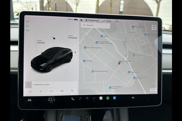 Tesla Model Y Long Range AWD 75 kWh SOH 88%|BTW|VAN €30.900,- NU VOOR SLECHTS €28.877,- Uw LENTEVOORDEEL €2.023,- | AFNEEMBARE TREKHAAK|DE HOOGVOLTACCU EN AANDRIJFLIJN GARANTIE TOT 2030 of 192.000KM| AUTOPILOT| STOEL+ STUURVERWARMING| ACHTERBANK VERWARMD