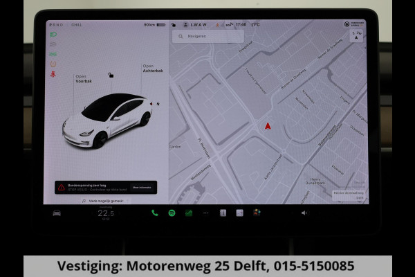 Tesla Model 3 Standard RWD Plus 60 kWh 1e EIG. SOH 92%!! GARANTIE TOT 2031* PARKEERSENSOREN V+A . PANORAMADAK . APPLE CARPLAY & ANDROID AUTO . STOELVERWARMING
