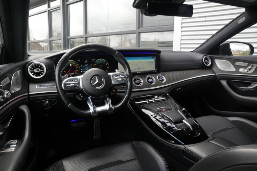 Mercedes-Benz AMG GT 4-Door Coupe AMG 43 Premium Plus Burmester Ambient Nappa Leder Carbon Stoelvent.
