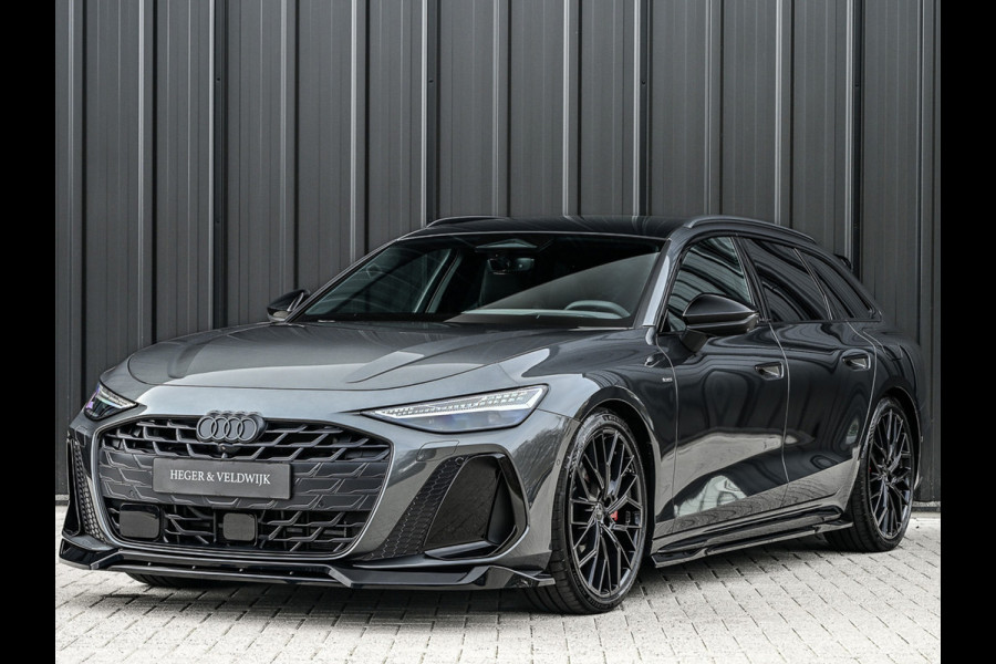 Audi A6 Avant 2.0 e-hybrid quattro S edition |MMI interface update | Achteras besturing | Premium S-Seats | Trekhaak | B&O Sound | Head-Up | Soft-Close | Adaptive Cruise | Passagiers display | 5 jaar garantie | Luchtvering