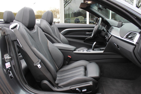 BMW 4 Serie Cabrio 420i High Executive Ed. M Sport / Camera / Leder / Harman Kardon / Nekverwarming / 19'' / Navigatie / Windscherm / DAB / Stoelverwarming / Cruise Control