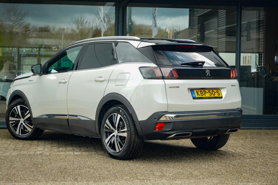Peugeot 3008 1.6 HYbrid4 300 GT / Dode Hoek / Zwart Dak / Parelmoer Wit / Carplay