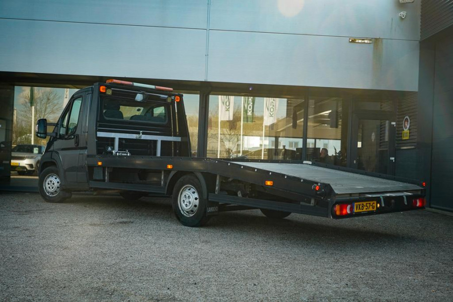 Peugeot Boxer 335 2.2 BlueHDi 165 L3H2 Pro / Oprijwagen / Autotransport / 1290 kg laadgewicht / Luchtvering / Lier / Jegger Alu Opbouw