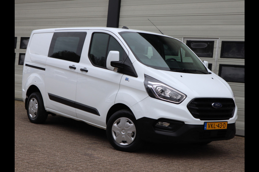 Ford Transit Custom 280 2.0 TDCI 130pk Euro 6 - DC 5 Pers. - Trekhaak - Airco - Navi