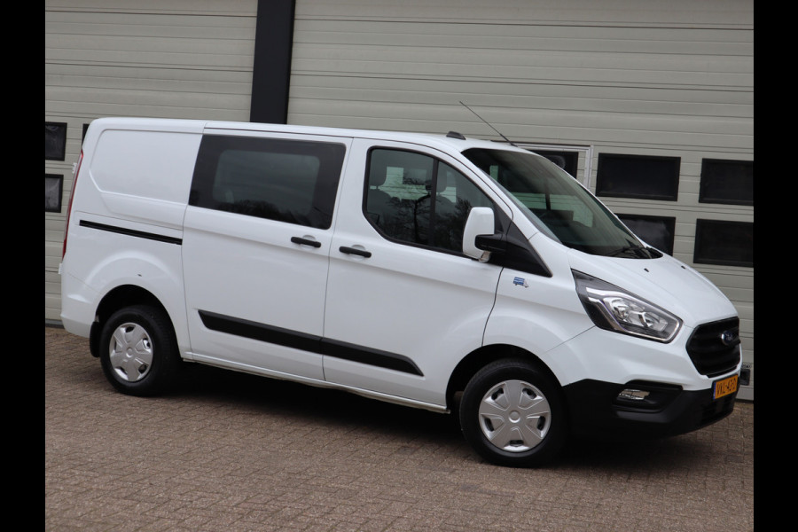 Ford Transit Custom 280 2.0 TDCI 130pk Euro 6 - DC 5 Pers. - Trekhaak - Airco - Navi