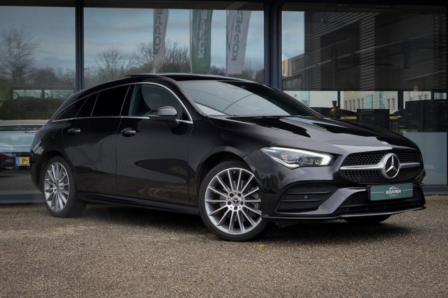 Mercedes-Benz CLA-Klasse 250e AMG Line / Pano / Sfeerverlichting / SOH 96,1 / Stoelverwarming+Ventilatie / Leder / HUD