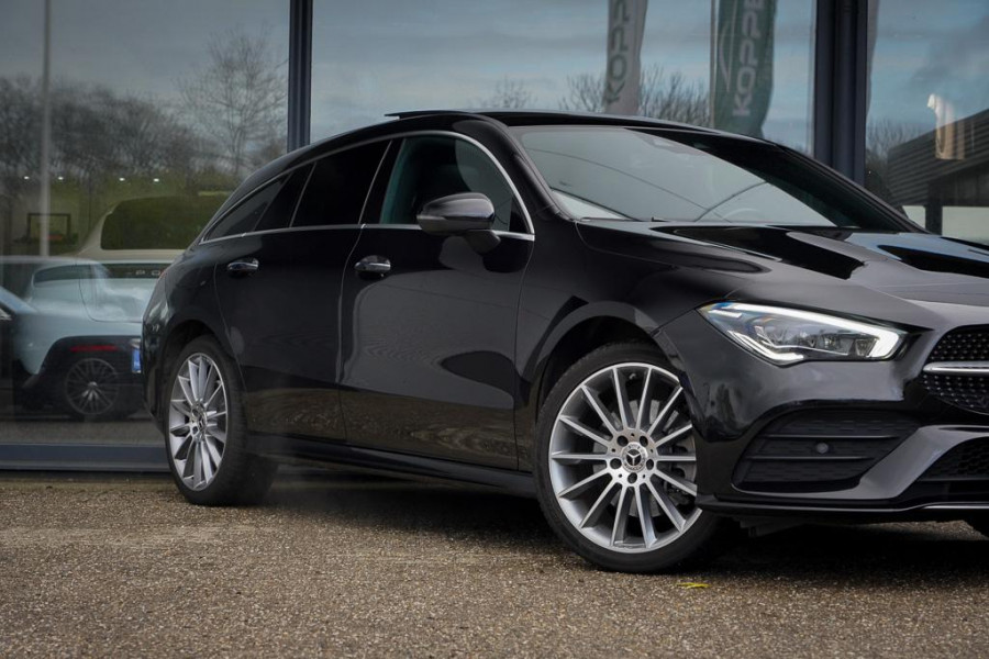 Mercedes-Benz CLA-Klasse 250e AMG Line / Pano / Sfeerverlichting / SOH 96,1 / Stoelverwarming+Ventilatie / Leder / HUD