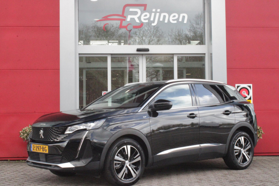 Peugeot 3008 1.2 Hybrid 145PK GT | 360° CAMERA | NAVIGATIE | ADAPTIVE CRUISE CONTROL | APPLE CARPLAY/ANDROID AUTO | CLIMATE CONTROL | 18" LICHTMETALEN VELGEN | DODEHOEK DETECTIE | KEYLESS ENTRY/START | FULL LED KOPLAMPEN | PARKEERSENSOREN VOOR EN ACHTER | DAB+ RADIO | LANE ASSIST |