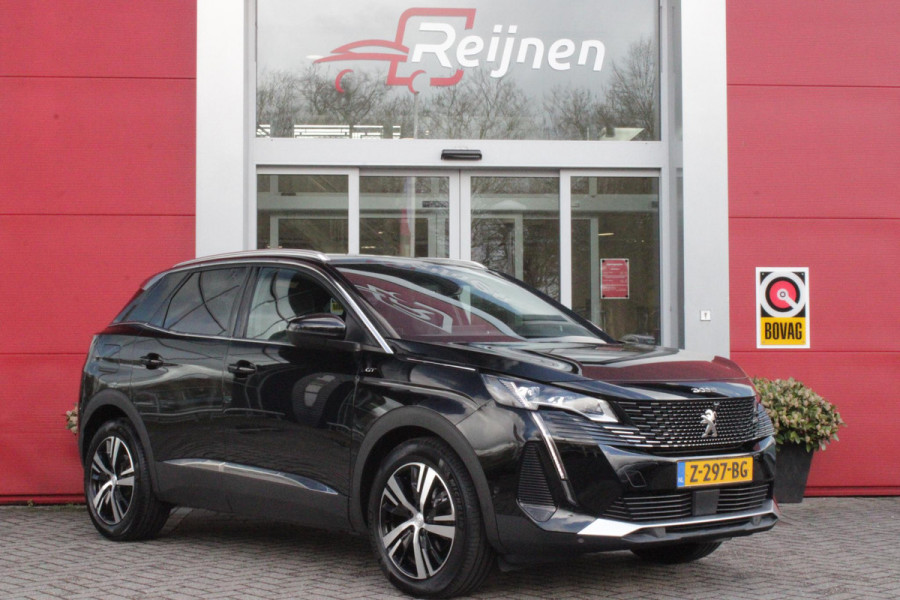 Peugeot 3008 1.2 Hybrid 145PK GT | 360° CAMERA | NAVIGATIE | ADAPTIVE CRUISE CONTROL | APPLE CARPLAY/ANDROID AUTO | CLIMATE CONTROL | 18" LICHTMETALEN VELGEN | DODEHOEK DETECTIE | KEYLESS ENTRY/START | FULL LED KOPLAMPEN | PARKEERSENSOREN VOOR EN ACHTER | DAB+ RADIO | LANE ASSIST |