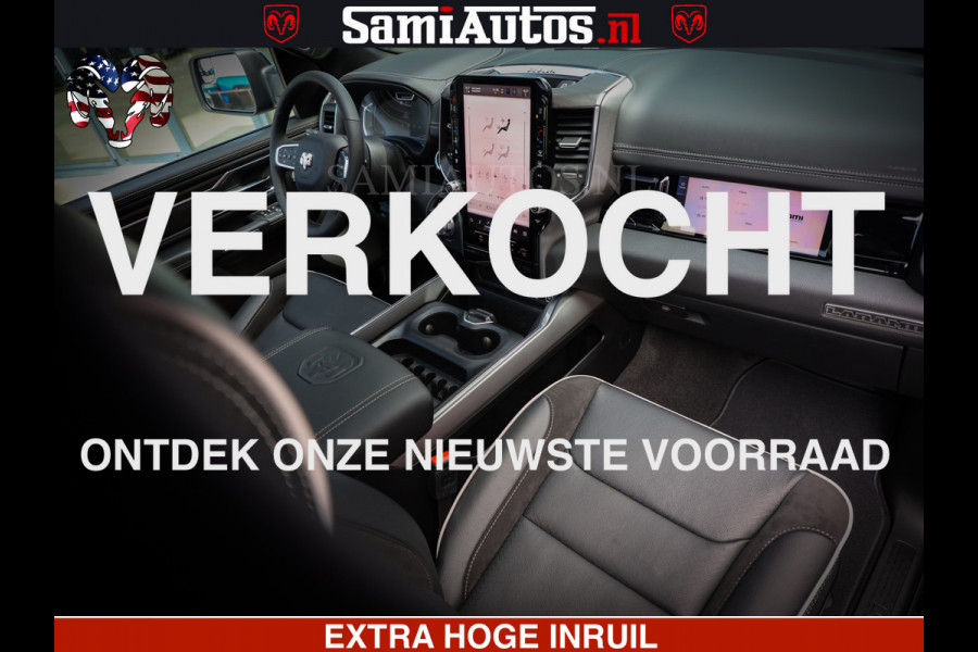 Dodge Ram 1500 Night Premium | Full Option | De Meest Luxe Pick-Up in zijn Klasse | Comfortabele Dubbele Cabine met Royale 5 Zitplaatsen | BPM vrij | Nu Leverbaar uit Voorraad | Voorraad Nr 2285 - 7648