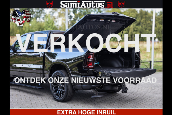 Dodge Ram 1500 Night Premium | Full Option | De Meest Luxe Pick-Up in zijn Klasse | Comfortabele Dubbele Cabine met Royale 5 Zitplaatsen | BPM vrij | Nu Leverbaar uit Voorraad | Voorraad Nr 2285 - 7648