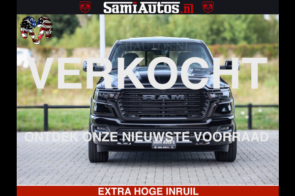 Dodge Ram 1500 Night Premium | Full Option | De Meest Luxe Pick-Up in zijn Klasse | Comfortabele Dubbele Cabine met Royale 5 Zitplaatsen | BPM vrij | Nu Leverbaar uit Voorraad | Voorraad Nr 2285 - 7648