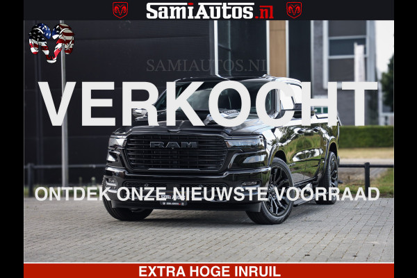 Dodge Ram 1500 Night Premium | Full Option | De Meest Luxe Pick-Up in zijn Klasse | Comfortabele Dubbele Cabine met Royale 5 Zitplaatsen | BPM vrij | Nu Leverbaar uit Voorraad | Voorraad Nr 2285 - 7648