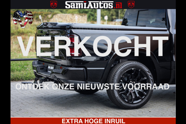 Dodge Ram 1500 Night Premium | Full Option | De Meest Luxe Pick-Up in zijn Klasse | Comfortabele Dubbele Cabine met Royale 5 Zitplaatsen | BPM vrij | Nu Leverbaar uit Voorraad | Voorraad Nr 2285 - 7648
