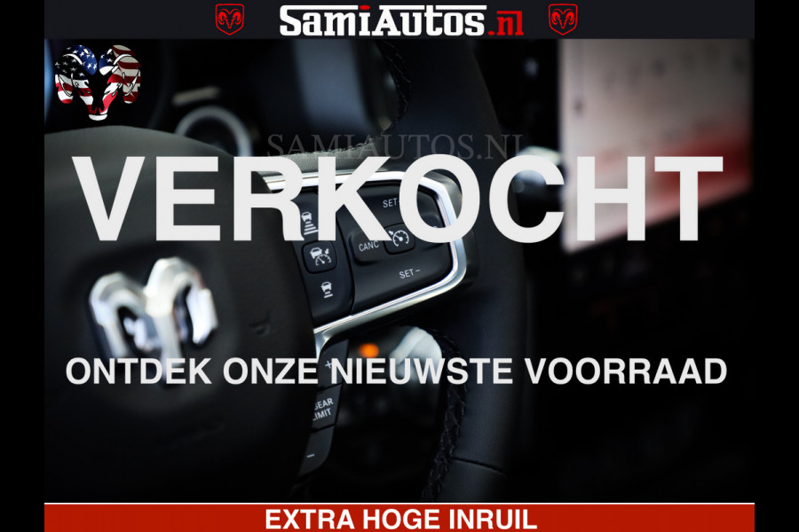 Dodge Ram 1500 Night Premium | Full Option | De Meest Luxe Pick-Up in zijn Klasse | Comfortabele Dubbele Cabine met Royale 5 Zitplaatsen | BPM vrij | Nu Leverbaar uit Voorraad | Voorraad Nr 2285 - 7648