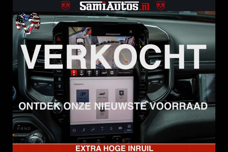 Dodge Ram 1500 Night Premium | Full Option | De Meest Luxe Pick-Up in zijn Klasse | Comfortabele Dubbele Cabine met Royale 5 Zitplaatsen | BPM vrij | Nu Leverbaar uit Voorraad | Voorraad Nr 2285 - 7648