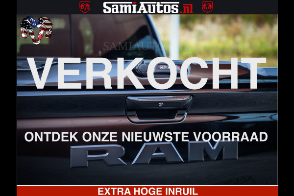 Dodge Ram 1500 Night Premium | Full Option | De Meest Luxe Pick-Up in zijn Klasse | Comfortabele Dubbele Cabine met Royale 5 Zitplaatsen | BPM vrij | Nu Leverbaar uit Voorraad | Voorraad Nr 2285 - 7648