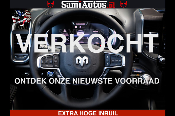 Dodge Ram 1500 Night Premium | Full Option | De Meest Luxe Pick-Up in zijn Klasse | Comfortabele Dubbele Cabine met Royale 5 Zitplaatsen | BPM vrij | Nu Leverbaar uit Voorraad | Voorraad Nr 2285 - 7648