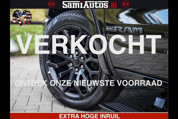 Dodge Ram 1500 Night Premium | Full Option | De Meest Luxe Pick-Up in zijn Klasse | Comfortabele Dubbele Cabine met Royale 5 Zitplaatsen | BPM vrij | Nu Leverbaar uit Voorraad | Voorraad Nr 2285 - 7648