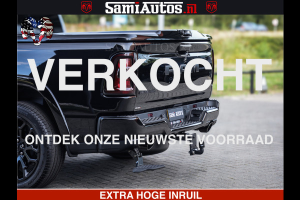 Dodge Ram 1500 Night Premium | Full Option | De Meest Luxe Pick-Up in zijn Klasse | Comfortabele Dubbele Cabine met Royale 5 Zitplaatsen | BPM vrij | Nu Leverbaar uit Voorraad | Voorraad Nr 2285 - 7648