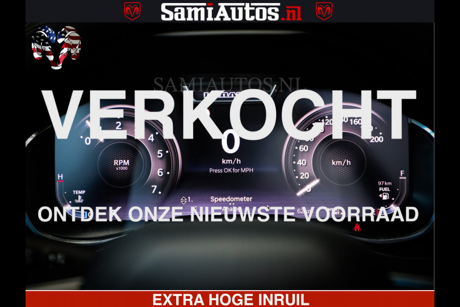 Dodge Ram 1500 Night Premium | Full Option | De Meest Luxe Pick-Up in zijn Klasse | Comfortabele Dubbele Cabine met Royale 5 Zitplaatsen | BPM vrij | Nu Leverbaar uit Voorraad | Voorraad Nr 2285 - 7648