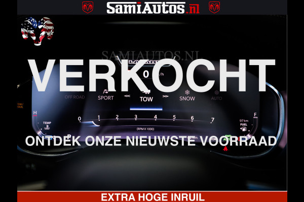 Dodge Ram 1500 Night Premium | Full Option | De Meest Luxe Pick-Up in zijn Klasse | Comfortabele Dubbele Cabine met Royale 5 Zitplaatsen | BPM vrij | Nu Leverbaar uit Voorraad | Voorraad Nr 2285 - 7648
