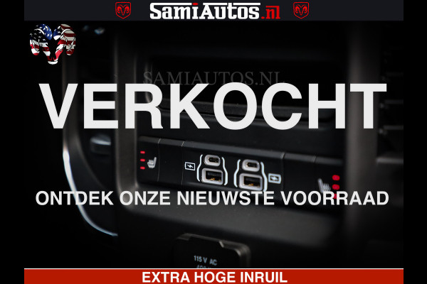Dodge Ram 1500 Night Premium | Full Option | De Meest Luxe Pick-Up in zijn Klasse | Comfortabele Dubbele Cabine met Royale 5 Zitplaatsen | BPM vrij | Nu Leverbaar uit Voorraad | Voorraad Nr 2285 - 7648
