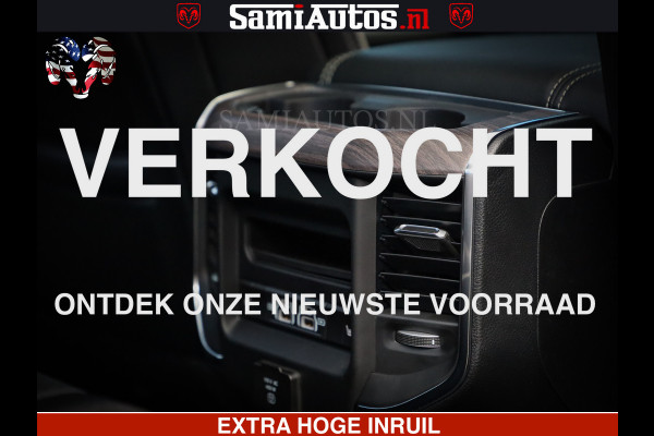 Dodge Ram 1500 Night Premium | Full Option | De Meest Luxe Pick-Up in zijn Klasse | Comfortabele Dubbele Cabine met Royale 5 Zitplaatsen | BPM vrij | Nu Leverbaar uit Voorraad | Voorraad Nr 2285 - 7648