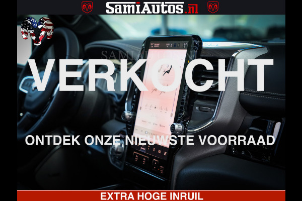 Dodge Ram 1500 Night Premium | Full Option | De Meest Luxe Pick-Up in zijn Klasse | Comfortabele Dubbele Cabine met Royale 5 Zitplaatsen | BPM vrij | Nu Leverbaar uit Voorraad | Voorraad Nr 2285 - 7648