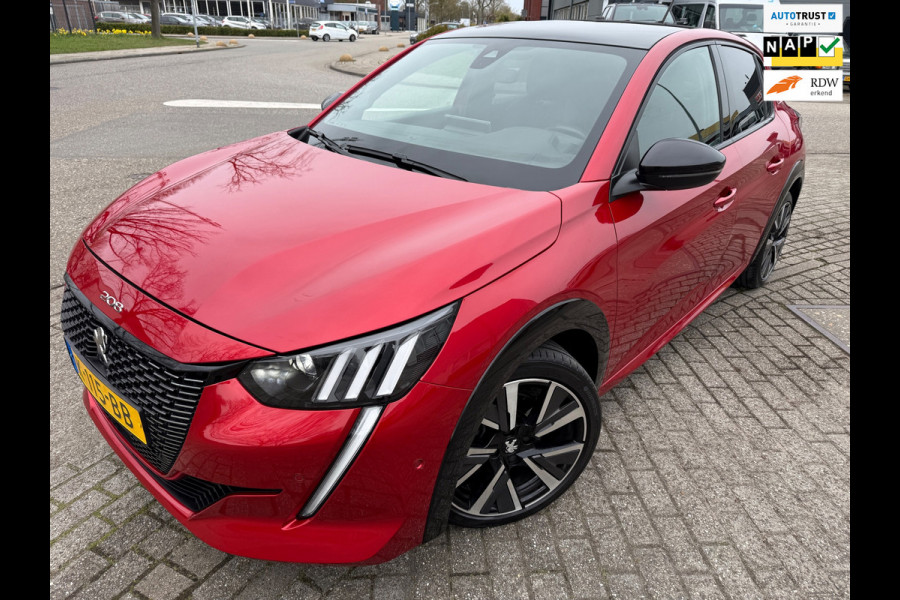 Peugeot 208 1.2 PureTech GT-Line AUTOMAAT PANO CARPLAY VIRTUAL LEDER NAP