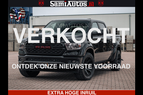 Dodge Ram SPORT | 5.7 V8 4x4 HEMI | PANORAMA DAK | GROOTSCHEM 12 INCH | LPG | Diamond Black Pearl | CREW CAB | DUBBELE CABINE | 5 PERSOONS | DC | VOORRAAD NR 2556 - 6053