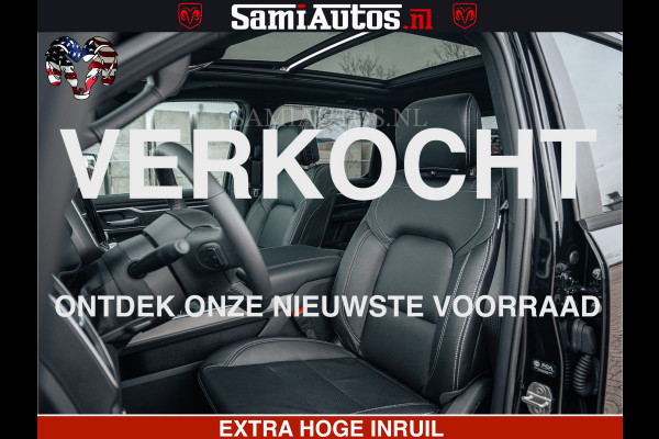Dodge Ram SPORT | 5.7 V8 4x4 HEMI | PANORAMA DAK | GROOTSCHEM 12 INCH | LPG | Diamond Black Pearl | CREW CAB | DUBBELE CABINE | 5 PERSOONS | DC | VOORRAAD NR 2556 - 6053