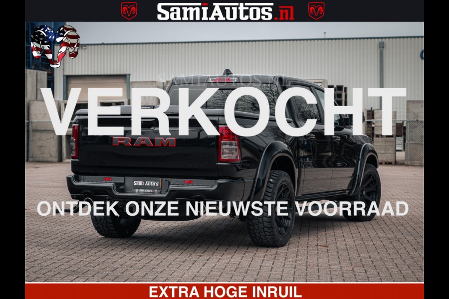 Dodge Ram SPORT | 5.7 V8 4x4 HEMI | PANORAMA DAK | GROOTSCHEM 12 INCH | LPG | Diamond Black Pearl | CREW CAB | DUBBELE CABINE | 5 PERSOONS | DC | VOORRAAD NR 2556 - 6053