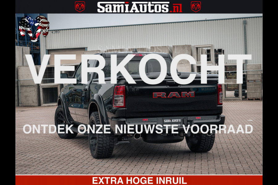 Dodge Ram SPORT | 5.7 V8 4x4 HEMI | PANORAMA DAK | GROOTSCHEM 12 INCH | LPG | Diamond Black Pearl | CREW CAB | DUBBELE CABINE | 5 PERSOONS | DC | VOORRAAD NR 2556 - 6053
