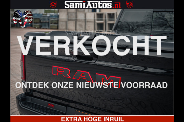 Dodge Ram SPORT | 5.7 V8 4x4 HEMI | PANORAMA DAK | GROOTSCHEM 12 INCH | LPG | Diamond Black Pearl | CREW CAB | DUBBELE CABINE | 5 PERSOONS | DC | VOORRAAD NR 2556 - 6053