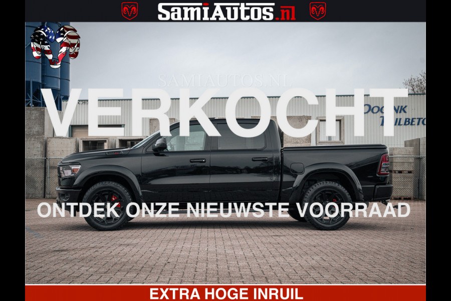 Dodge Ram SPORT | 5.7 V8 4x4 HEMI | PANORAMA DAK | GROOTSCHEM 12 INCH | LPG | Diamond Black Pearl | CREW CAB | DUBBELE CABINE | 5 PERSOONS | DC | VOORRAAD NR 2556 - 6053