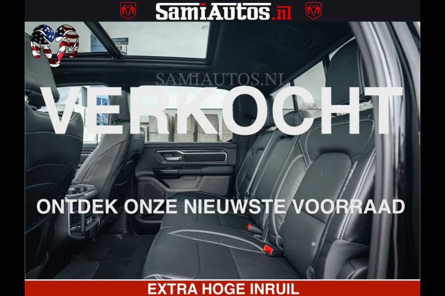 Dodge Ram SPORT | 5.7 V8 4x4 HEMI | PANORAMA DAK | GROOTSCHEM 12 INCH | LPG | Diamond Black Pearl | CREW CAB | DUBBELE CABINE | 5 PERSOONS | DC | VOORRAAD NR 2556 - 6053